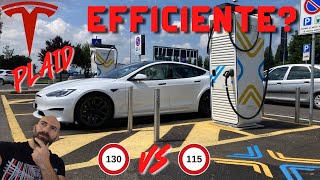 Autonomia reale in autostrada⚡️Tesla Model S Plaid  1000 cavalli sono anche efficienti [upl. by Alithia]