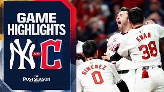 Guardians vs Yankees ALCS Game 3 Highlights 101724  MLB Highlights [upl. by Idet]