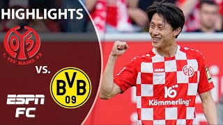 Mainz vs Borussia Dortmund  Bundesliga Highlights  ESPN FC [upl. by Goldstein]