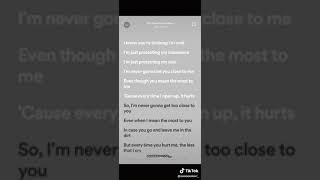 Too good at goodbyes lyrics [upl. by Marcell935]