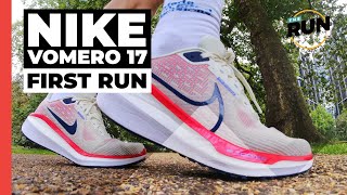 Nike Vomero 17 First Run Review First impressions of Nikes ZoomXtoting easy miler [upl. by Bilac]