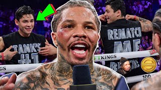 Ryan Garcia Begs Gervonta Tank Davis For Rematch Drug Cheat Caught Lying Again [upl. by Ilajna]