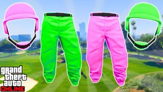 EASY HOW TO GET PINK amp GREEN JOGGERS  BULLETPROOF HELMET IN GTA 5 ONLINE AFTER PATCH 169 PC [upl. by Dahlia]