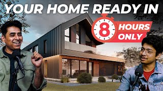 सिर्फ 8 घंटे और आपका घर Ready  Prefab House in India prefabricatedhouse [upl. by Buchheim180]