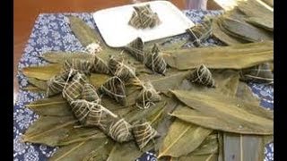 How to Make Machang Zongzi or Hokkien Meat Glutinous Rice Dumplings [upl. by Sicard960]