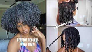 THE PERFECT TWISTOUT TUTORIAL on Natural Hair PT 2  DETAILED amp EASY [upl. by Reckford]