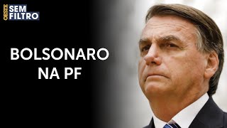 Bolsonaro presta depoimento à PF no caso das joias  osf [upl. by Lissi]