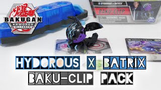 DARKUSAQUOS HYDOROUS x BATRIX BAKUCLIP Pack  Armored Alliance  BAKUGAN UNBOX [upl. by Eelytsirk]