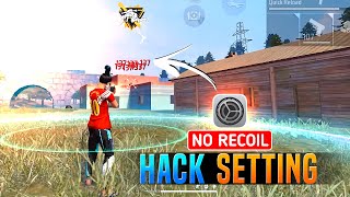 Top 5 HEADSHOT Settings In Free Fire  Free Fire Headshot Setting [upl. by Hermy569]