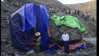 Worlds largest😲 jade found in Myanmar in 2016 [upl. by Arihaz]