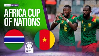 The Gambia vs Cameroon  AFCON 2021 HIGHLIGHTS  01292022  beIN SPORTS USA [upl. by Enayr]