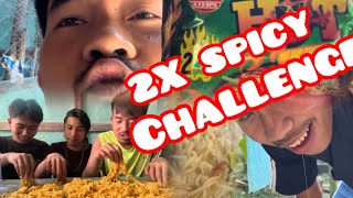 2X spicy challenge with bro  challenge video  ChongDili [upl. by Leipzig645]