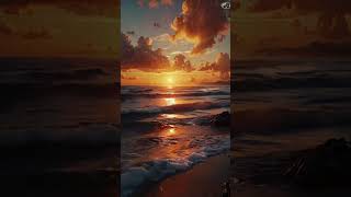 AI Nature Sunrise Beach Scene naturebeachocean [upl. by Pru]