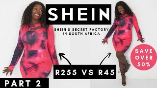 SHEIN HAUL  R45 items from SHEINS SOUTH AFRICAN FACTORYWHOLESALER SAVE OVER 50 [upl. by Esilenna]