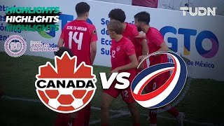 HIGHLIGHTS  Canadá vs Rep Dominicana  CONCACAF Sub20 Championship  TUDN [upl. by Nimocks]