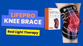 LifePro Knee Brace Review Fast Knee Pain Relief with Red Light Therapy [upl. by Neerehs851]