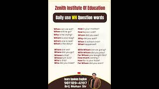 WH Family Question Words in English WH Questions Exercises [upl. by Einafpets]