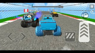 Monster Truck Mega Ramp Extreme Racing  Impossible Car Stunts Driving  Gadi game  Android Game84 [upl. by Rhoades]