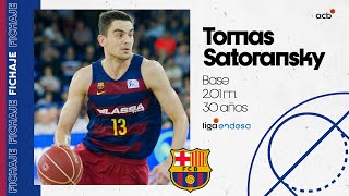 TOMAS SATORANSKY regresa al BARÇA  Liga Endesa 202223 [upl. by Nnyltiac]