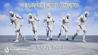 Unreal Engine 5  8 Way Root Motion Locomotion Tutorial Part 1 Basic Movement Setup Old Version [upl. by Aufa]