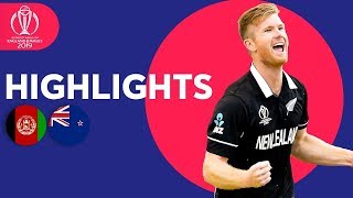 Neesham Takes 531  Afghanistan vs New Zealand  Match Highlights  ICC Cricket World Cup 2019 [upl. by Minica]