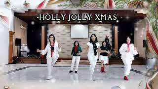 Holly Jolly Christmas  Line Dance [upl. by Siloam]