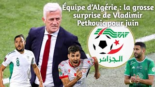 Équipe d’Algérie  la grosse surprise de Vladimir Petkovic pour juin [upl. by Ahsenrat]