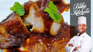 Beef Steak Recipe  Eye Fillet Steak by Baba Kitchen [upl. by Sirod332]