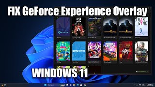 How To Fix Cant Move Mouse in NVIDIA GeForce Experience Overlay [upl. by Olive209]