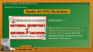 Repositories of Primary sources [upl. by Feola998]