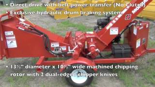 Morbark M6R Wood Chipper Features and Demonstration [upl. by Skipper821]