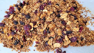 Easy Homemade Granola Recipe  Customizable Recipe [upl. by Dihsar]