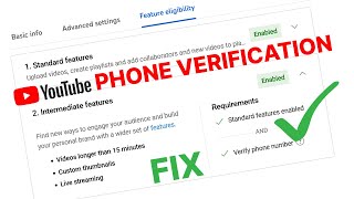 Youtube Phone Verification Not Working DO THIS [upl. by Anifad]