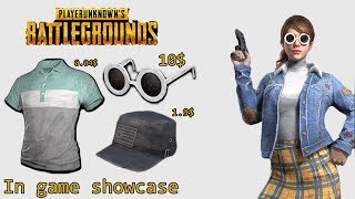 Zest Sunglasses Mesh Polo Shirt amp Patrol Cap Gray PlayerUnknowns Battlegrounds  PUBG [upl. by Atilek]