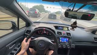 POV driving 2021 Subaru WRX STI ft Hellcat [upl. by Adnylem]