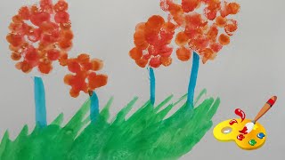 Finger painting for kidskids painting 🎨🖌️📝 [upl. by Imyaj]