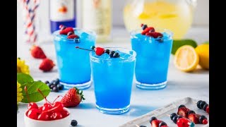 Blue Lagoon Curaçao Cocktail Recipe [upl. by Santini733]