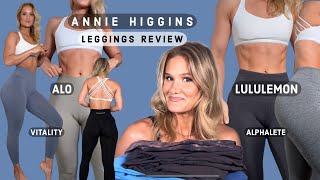 Ultimate Leggings Review  Alphalete  lululemon  Alo  Vitality [upl. by Aiasi]