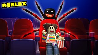 ROBLOX MOVIES STORY  ONSTNAPPEN UIT DE ENGE BIOSCOOP  Lets Play Wednesday [upl. by Ahsikahs]