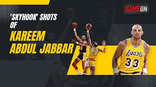 Unguarded Skyhook Shots of Kareem Abdul Jabbar  NBA [upl. by Wiese313]