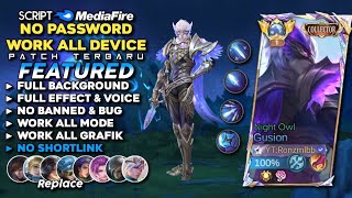 Script Skin Gusion Collector Night Owl No Password Mediafire  Full Effect amp Voice  Latest Patch [upl. by Broida593]