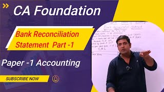 CA Foundation ll Bank Reconciliation Statement Part 1 [upl. by Wixted]