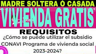 👪Madre Soltera Viuda Divorciada 🤰Separa ama de casa APOYO VIVIENDA Requisitos 2023🤱 [upl. by Hsital]