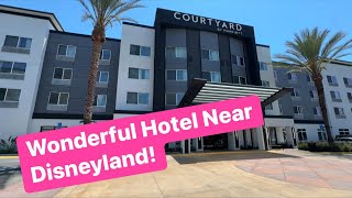 Courtyard Anaheim ResortConvention Center Hotel Tour 2024  Best Hotels near Disneyland  Marriott [upl. by Sices]