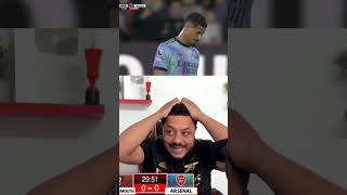 William Saliba Red Card  Troopz reaction aftv troopz reaction football [upl. by Dyun338]