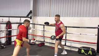 Kickboxing Paddle Pads  Gasan Gindra  The Combat Academy Barnsley [upl. by Dualc]