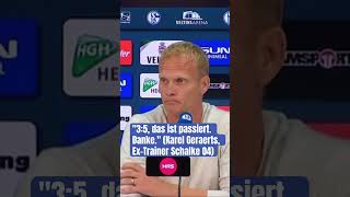 Letzte Pressekonferenz von SchalkeCoach Geraerts nach 35Desaster gegen Darmstadt s04 schalke [upl. by Elatnahc]