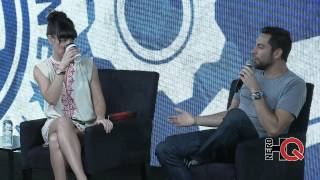 A Conversation with Evangeline Lilly live from NerdHQ 2014 [upl. by Glogau80]