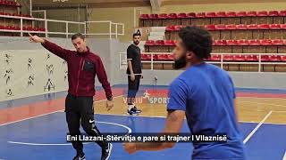 Seanca e parë stërvitore e trajnerit të ri Eni Llazani me Vllazninë basketboll meshkuj 21112025 [upl. by Yllor]