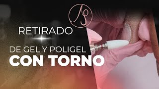 💅🏻 CLASE RETIRADO CON TORNO DE GEL  POLIGEL [upl. by Bridge154]